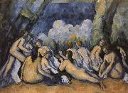 Paul Cezanne big bath person oil painting reproduction